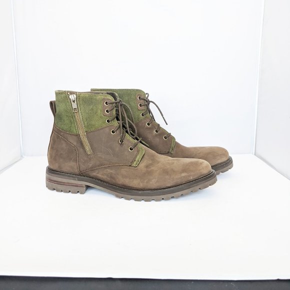 Mark Nason Other - Mark Nason Brown and Army Green Boots Mens 10